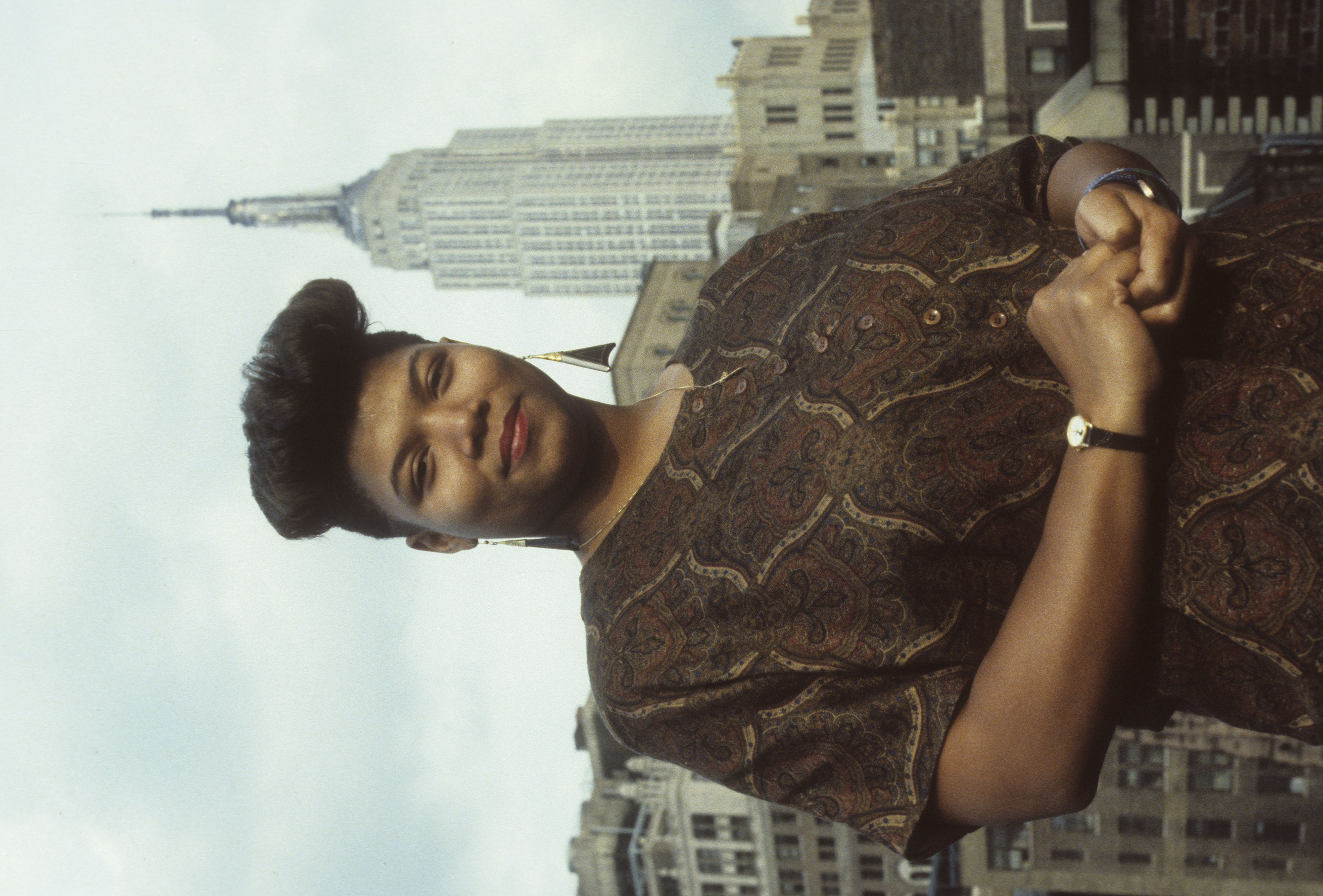 Queen Latifah (Dana Owens) appears in a portrait taken on October 6, 1989 in New York City.