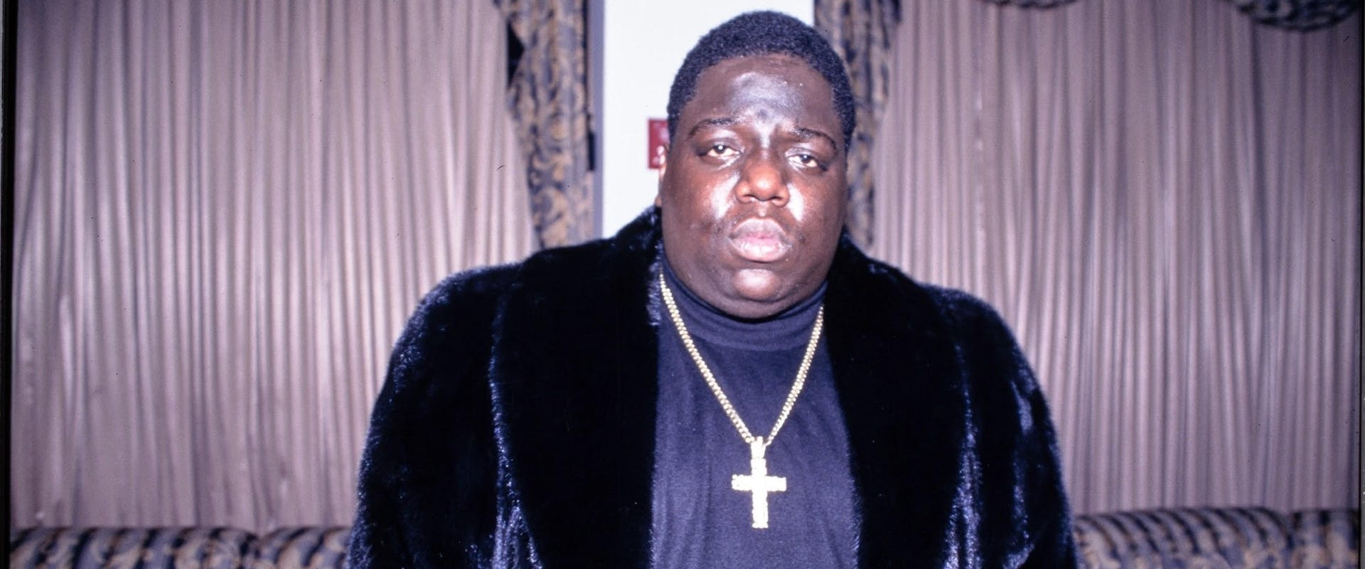 A portrait of The Notorious B.I.G. by Ernie Pannicoli