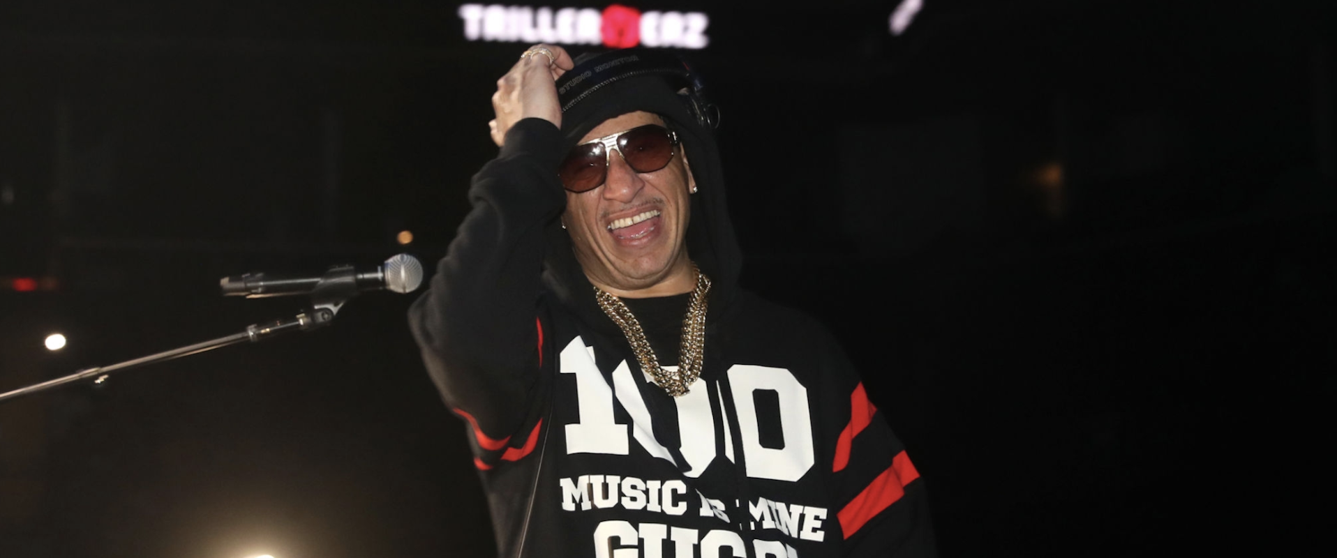 Kid Capri performs during TrillerVerz at Barclays Center on October 17, 2021 in New York City.