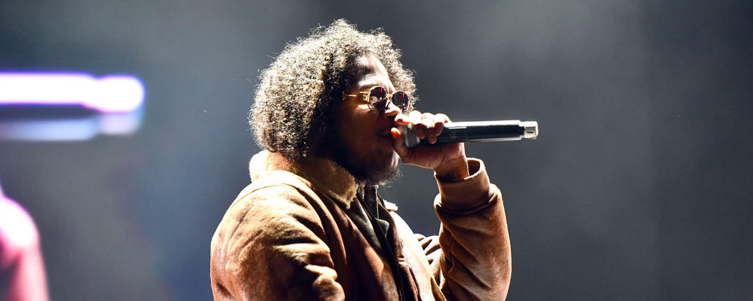 LOS ANGELES, CALIFORNIA - DECEMBER 14: Rapper Ab-Soul performs onstage during day one of the Rolling Loud Festival at Banc of California Stadium on December 14, 2018 in Los Angeles, California. (