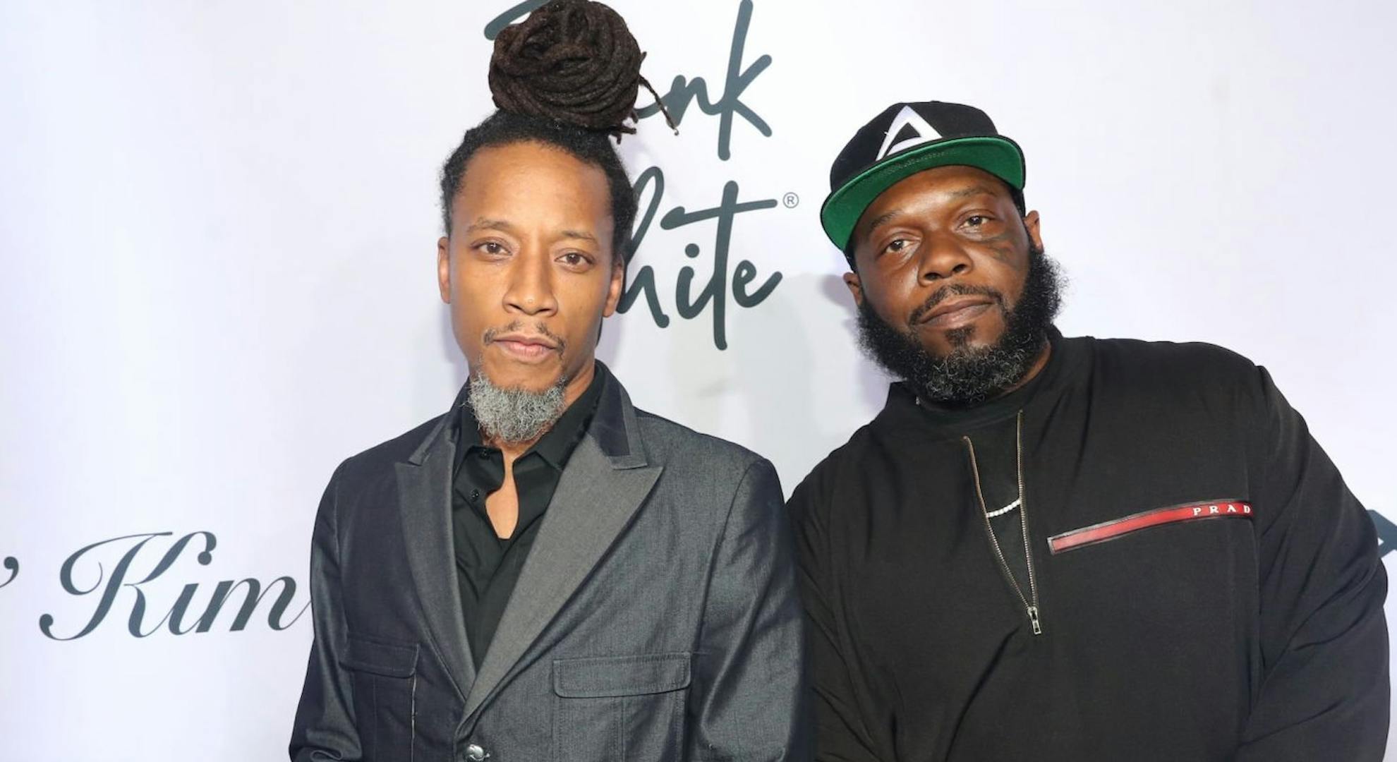 General Steele (L) and Tek of Smif-N-Wessun attend the CJ Wallace & Lexus Celebrate Hip-Hop and Honor the Life of Christopher Wallace (a.k.a The Notorious B.I.G) at the Lil' Kim Tribute Gala at Gustavino's on May 20, 2022 in New York City. (Photo by Johnny Nunez/Getty Images for Lexus)