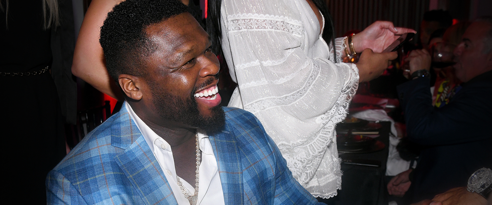 50 Cent  at The Setai Miami Beach on February 27, 2021 
