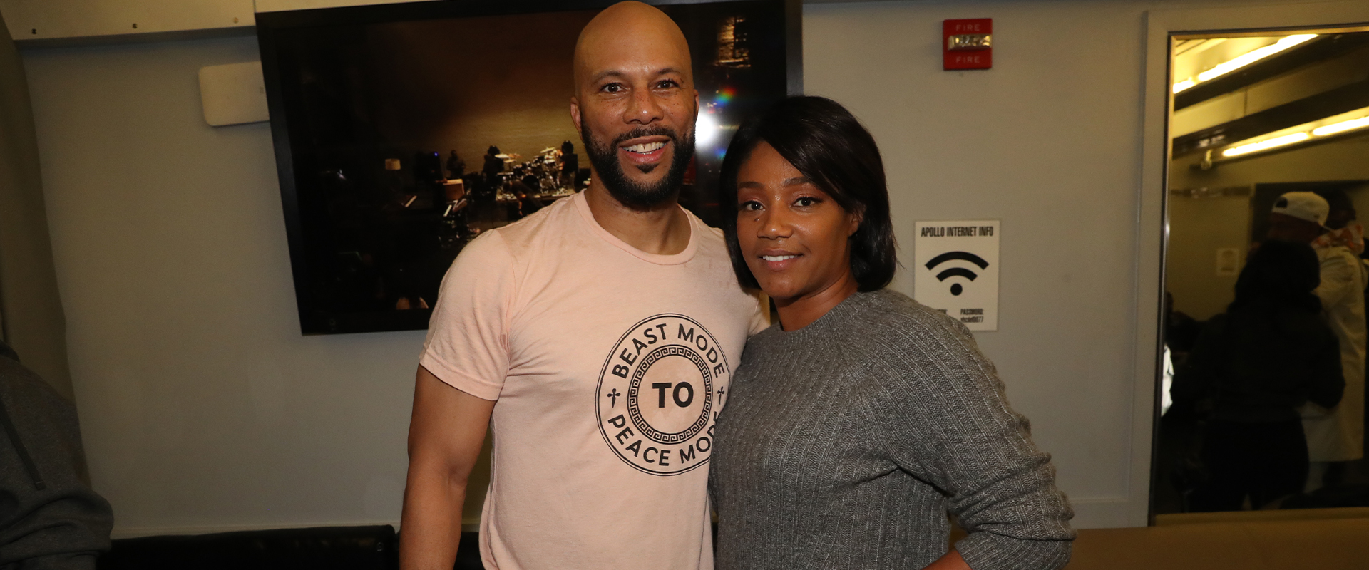 Common and Tiffany Hadish at The Apollo Theater on October 08, 2019 in New York City.