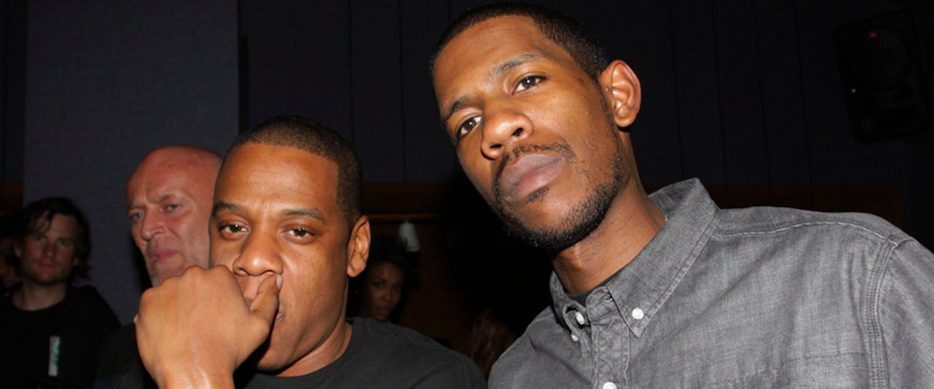(L-R) Jay-Z and Young Guru attend Jay-Z's Official Madison Square Garden Concert After Party at the 40 / 40 Club on March 2, 2010 in New York City. 