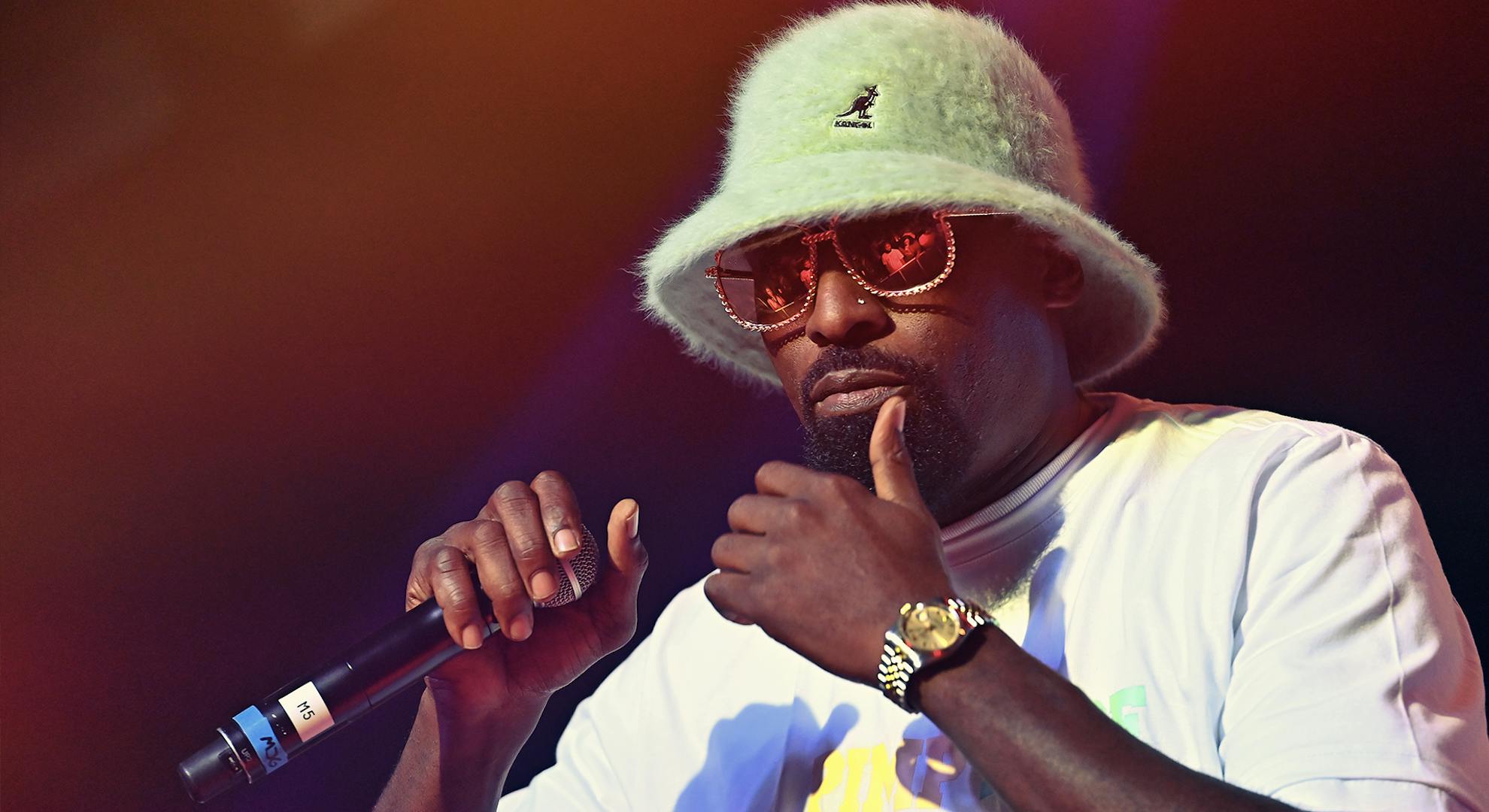 Rapper MJG performs onstage during VERZUZ 8 Ball & MJG vs UGK at Terminal West on May 26, 2022 in Atlanta, Georgia. (Photo by Paras Griffin/Getty Images)