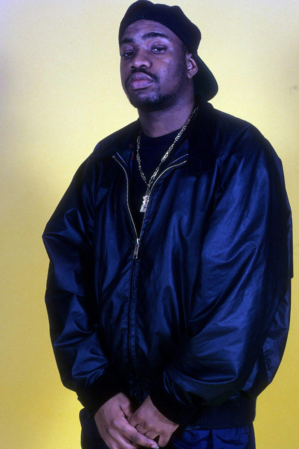 Rapper Lord Finesse (aka Robert Hall Jr.) appears in a portrait taken on April 13, 1992, In New York City.