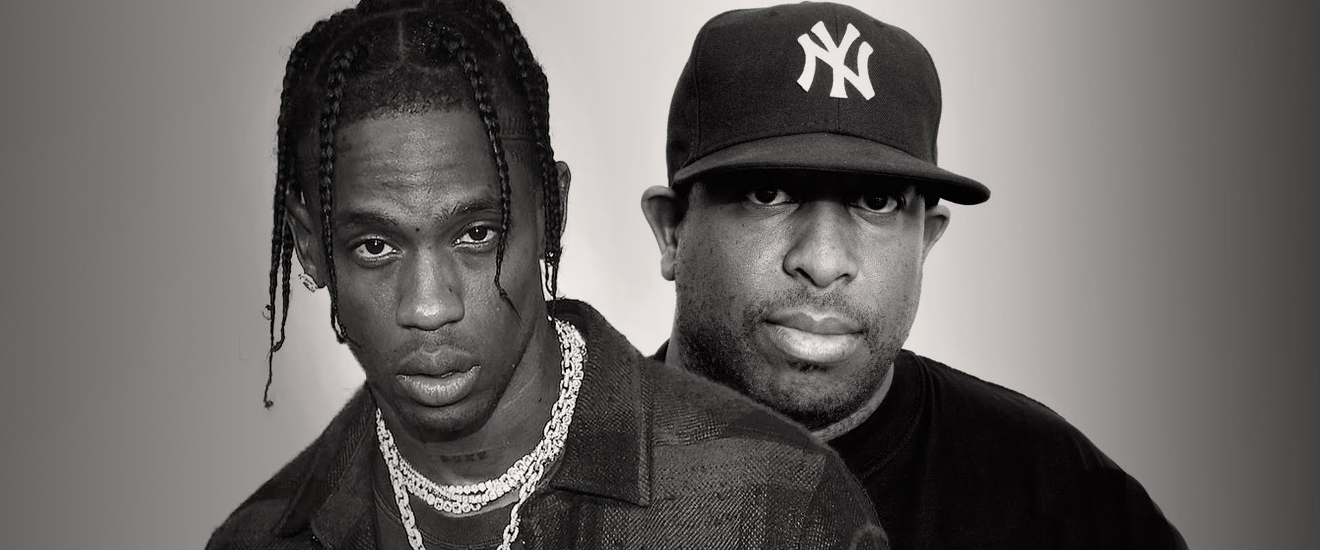 Travis Scott and DJ Premier 