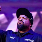 ONTARIO, CALIFORNIA - NOVEMBER 19: Rapper Ice Cube, founding member of Westside Connection and N.W.A, performs onstage during the High Hopes Concert Series produced by Bobby Dee Presents at Toyota Arena on November 19, 2022 in Ontario, California. 