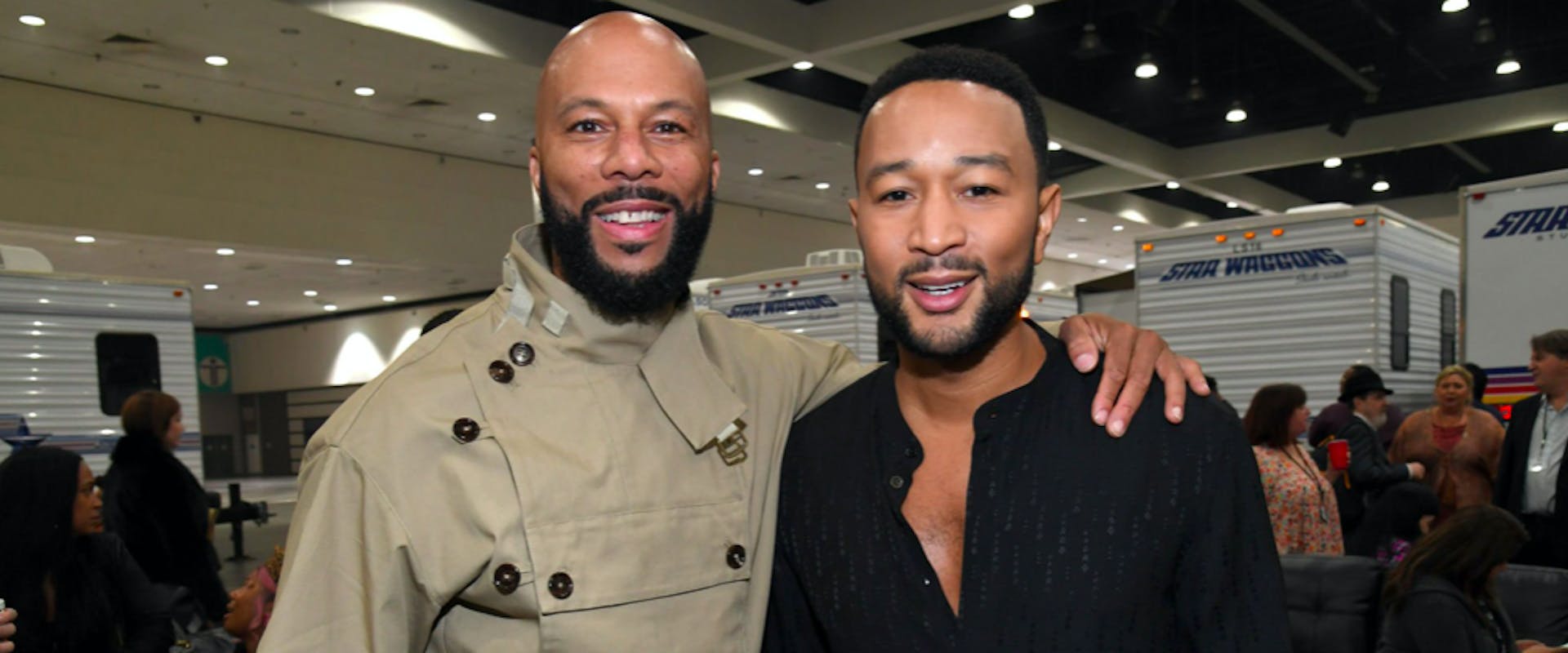 LOS ANGELES, CALIFORNIA - JANUARY 28: (L-R) Common and John Legend attend the 62nd Annual GRAMMY Awards "Let's Go Crazy" The GRAMMY Salute To Prince on January 28, 2020 in Los Angeles, California. 