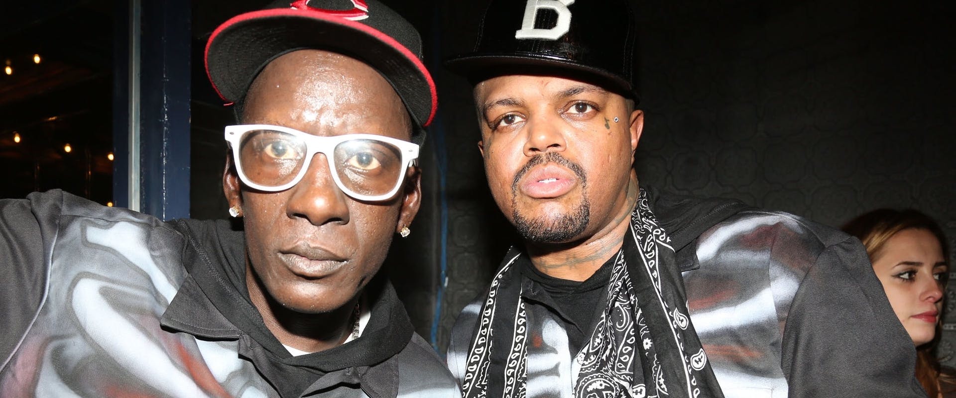 Crunchy Black and DJ Paul of Da Mafia Six attend Da Mafia Six In Concert at Webster Hall on March 18, 2014 in New York City.