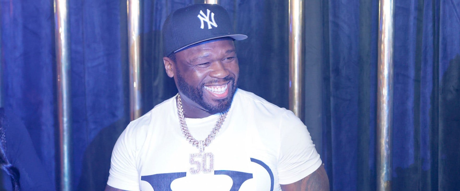 50 Cent attends Barry Mullineaux's Birthday Party on January 16, 2022 in Miami, Florida. (Photo by Johnny Nunez/WireImage)