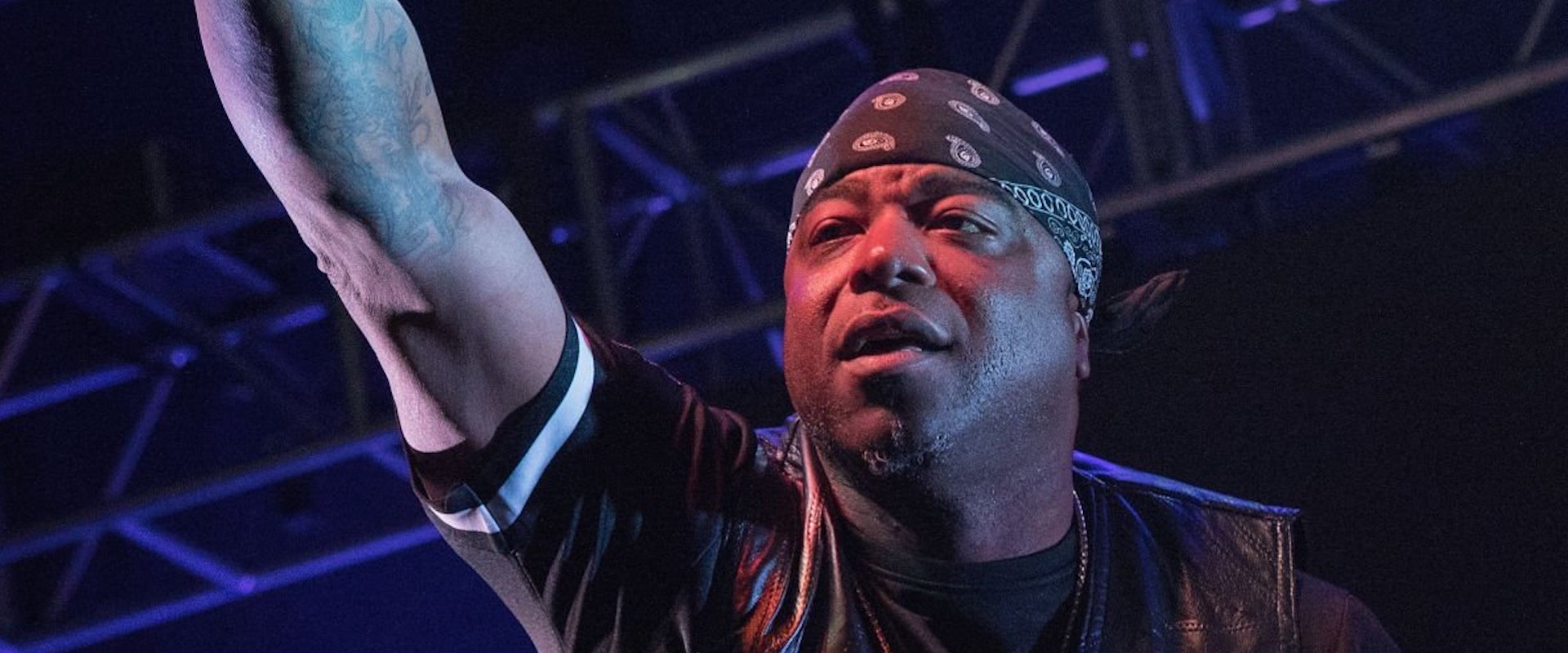 Spice 1 performs onstage during the Texas Ballpark Tour at Dell Diamond on December 2, 2018 in Round Rock, Texas. (Photo by Rick Kern/WireImage)