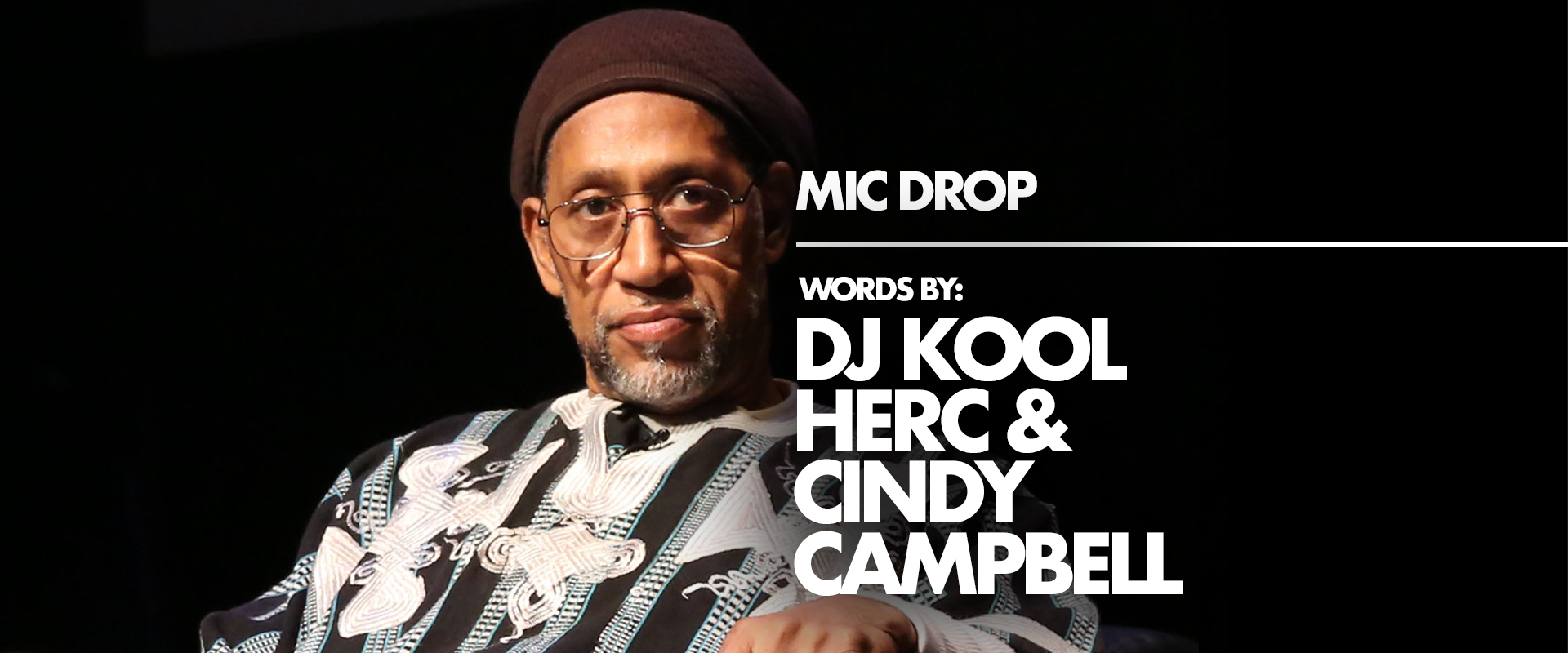 DJ Kool Herc attends the Conversation With DJ Kool Herc at The Schomburg Center for Research in Black Culture on April 2, 2014 in New York City.