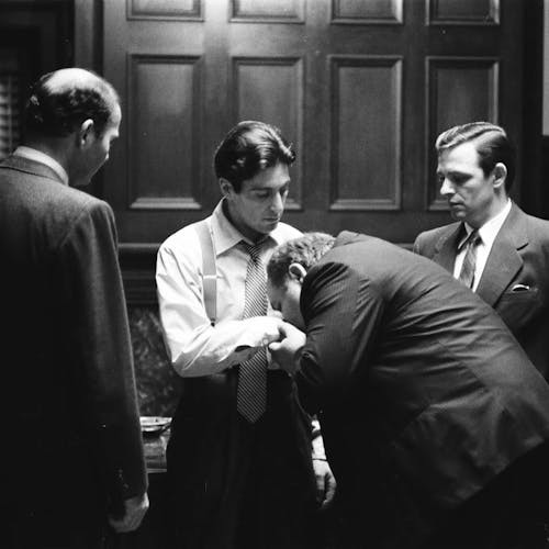 A photograph from The Godfather