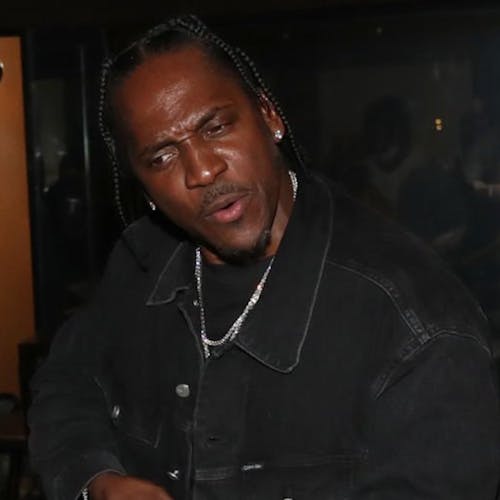 Pusha T during "It's Almost Dry" Album Listening Session at Jungle Studios on April 12, 2022 in New York City. (Photo by Johnny Nunez/WireImage)