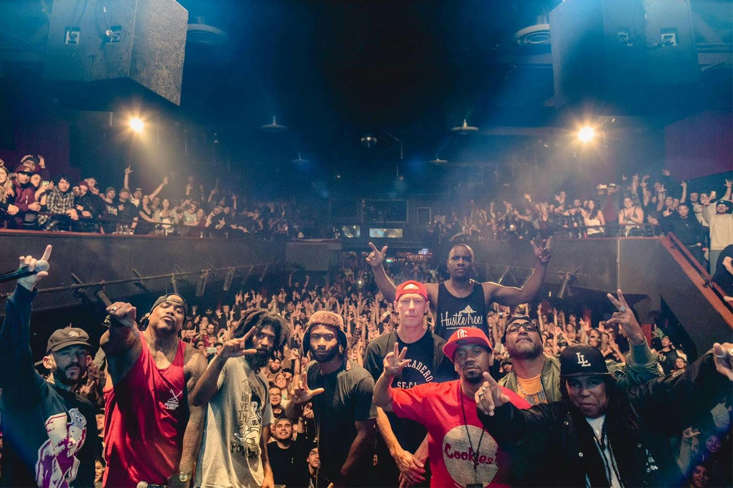 Living Legends Hip-Hop Group on Stage