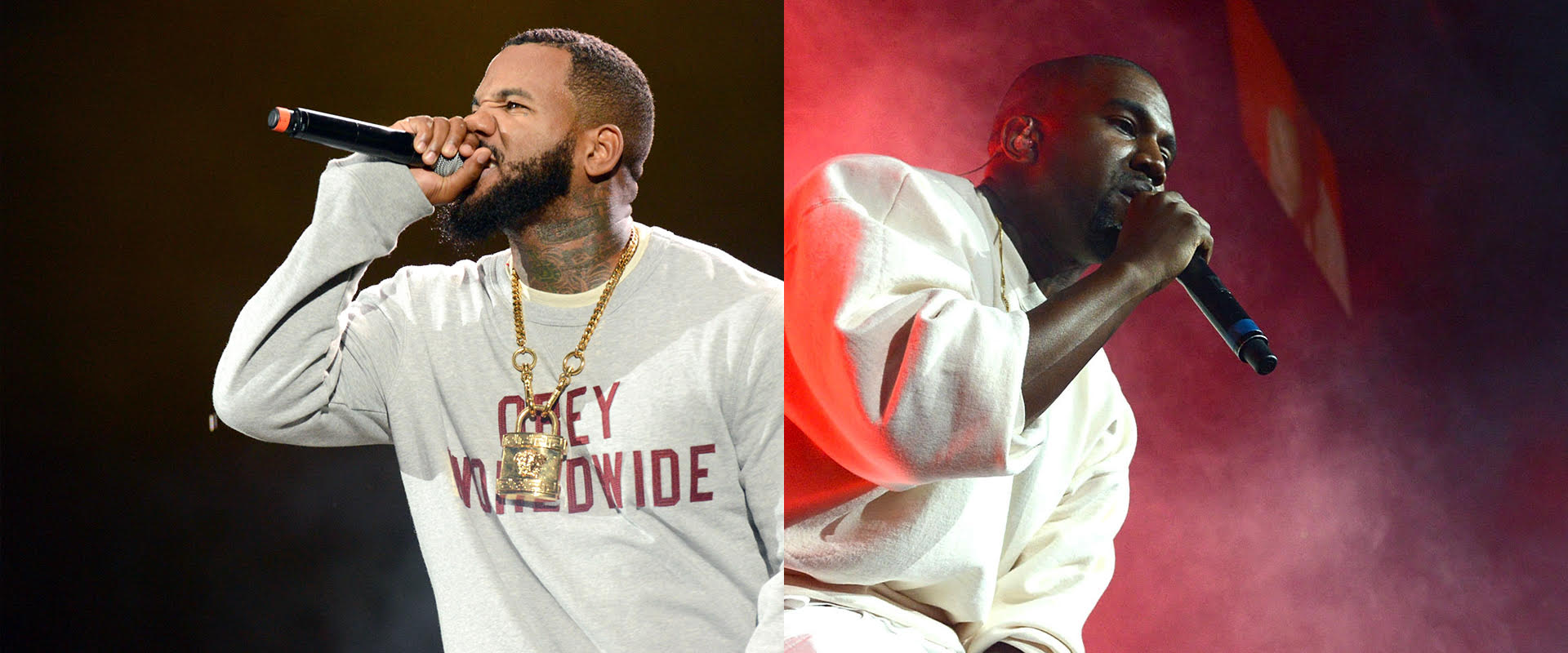Kanye West and The Game
