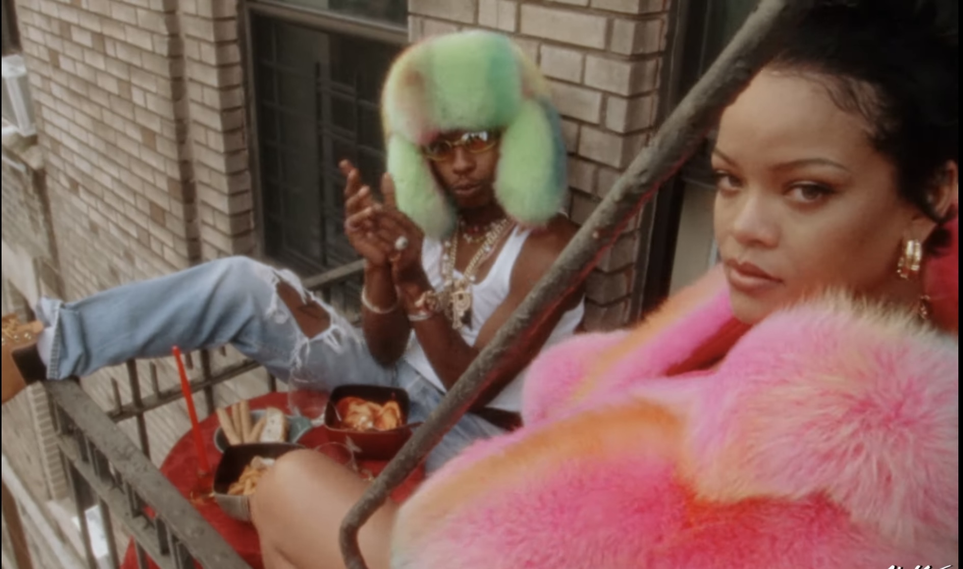A$AP Rocky and Rihanna 