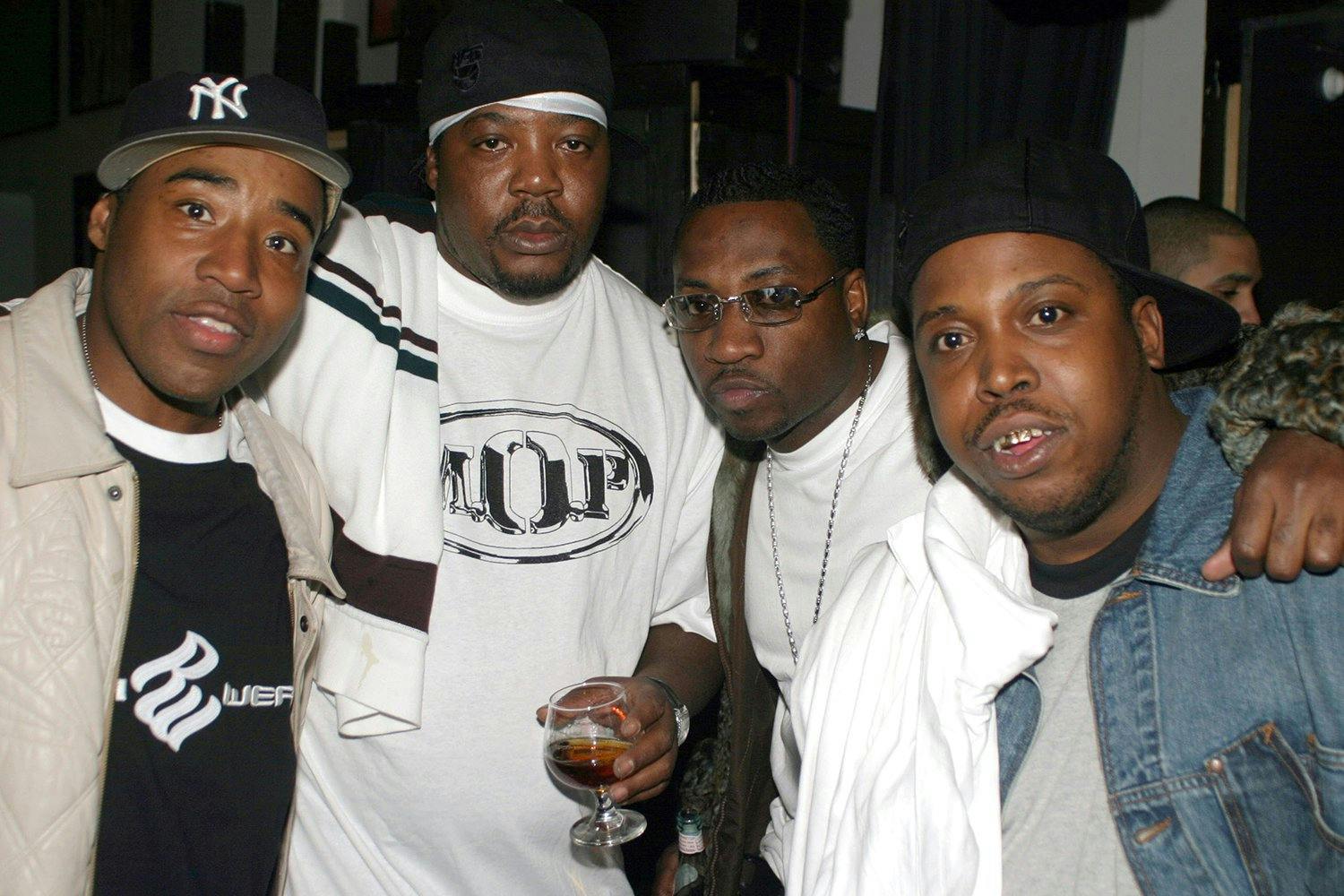 Positive K, Billy Danze of M.O.P., Scoob Lover and Lil' Fame of M.O.P. 