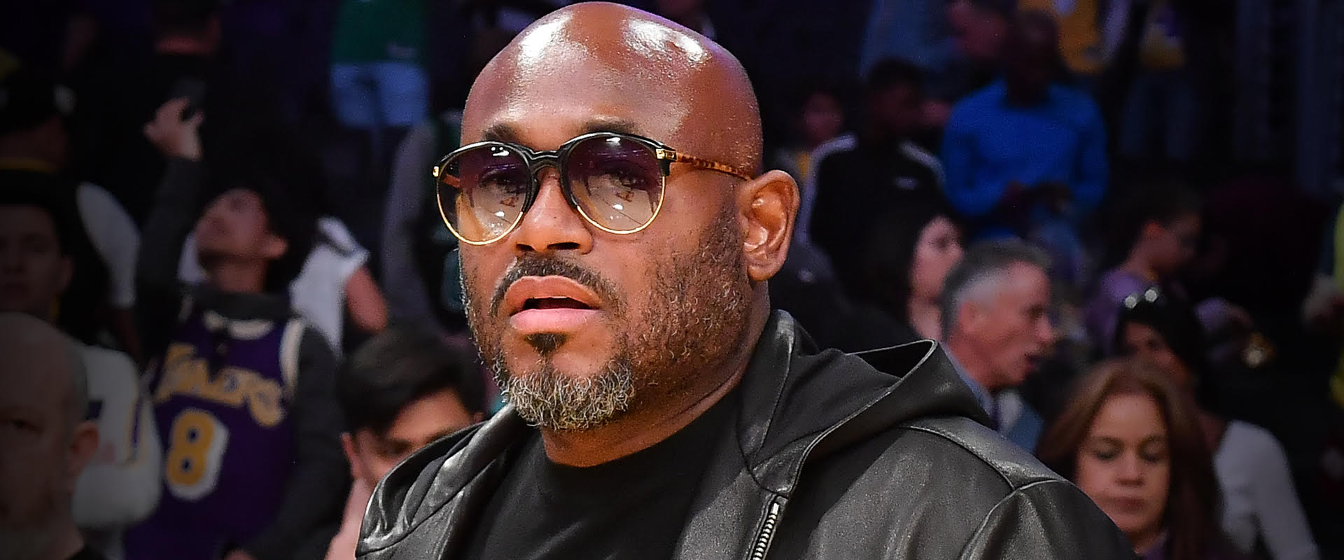 Steve Stoute At Lakers Game