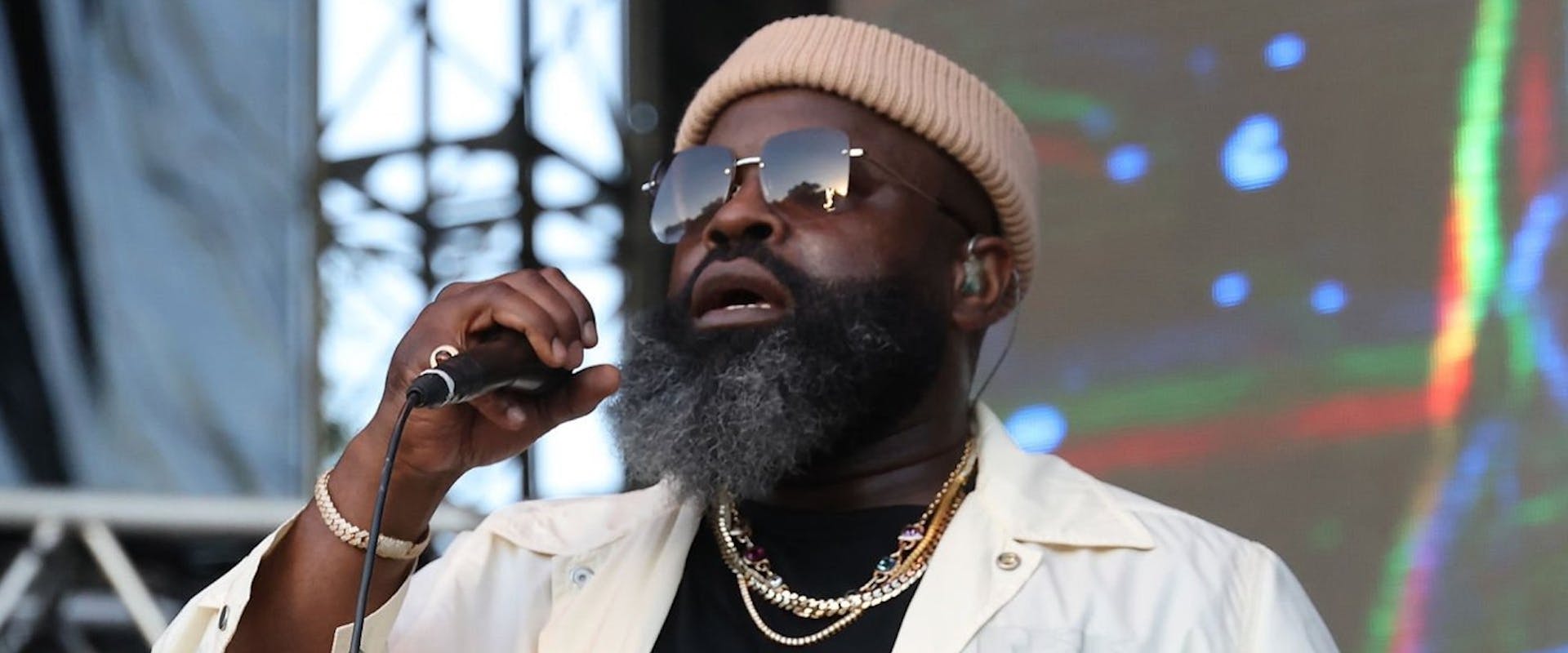 Tariq "Black Thought" Trotter performs during Roots Picnic 2022 at Mann Center For Performing Arts on June 04, 2022 in Philadelphia, Pennsylvania. (Photo by Taylor Hill/Getty Images for Live Nation Urban)