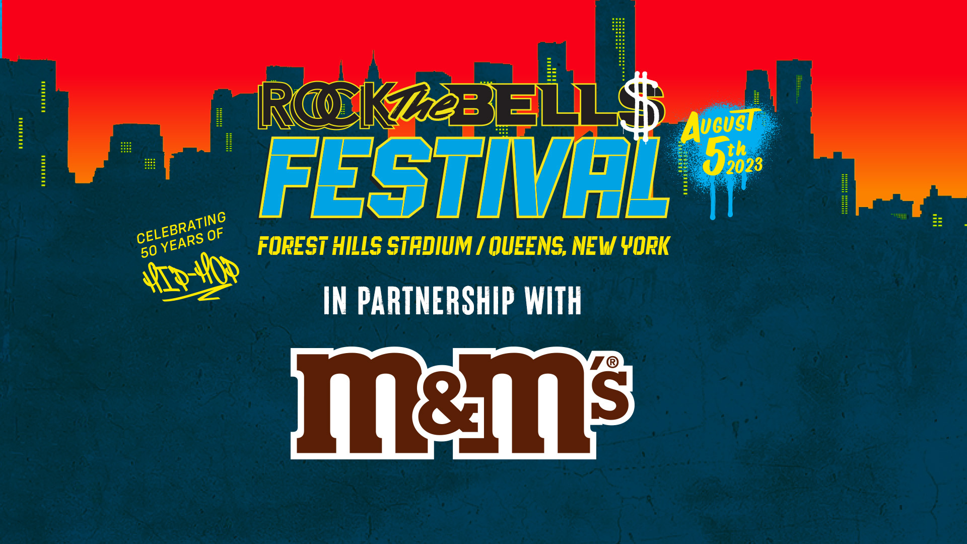 Rock The Bells Festival Celebrates HipHop's 50th with a Sweet M&M'S® Twist