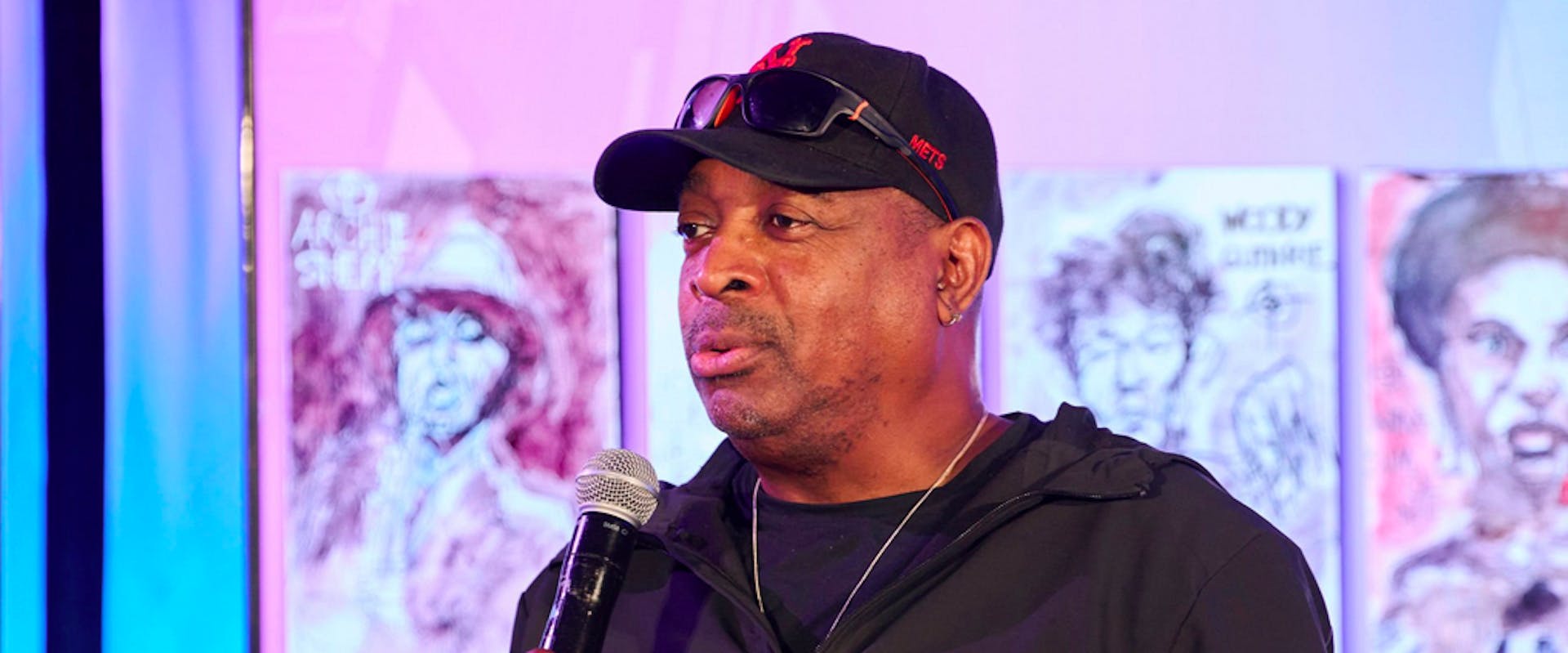 TORONTO, ONTARIO - JUNE 09: Chuck D at the 40th Anniversary Of Canadian Music Week at Intercontinental Hotel on June 09, 2022 in Toronto, Ontario. 