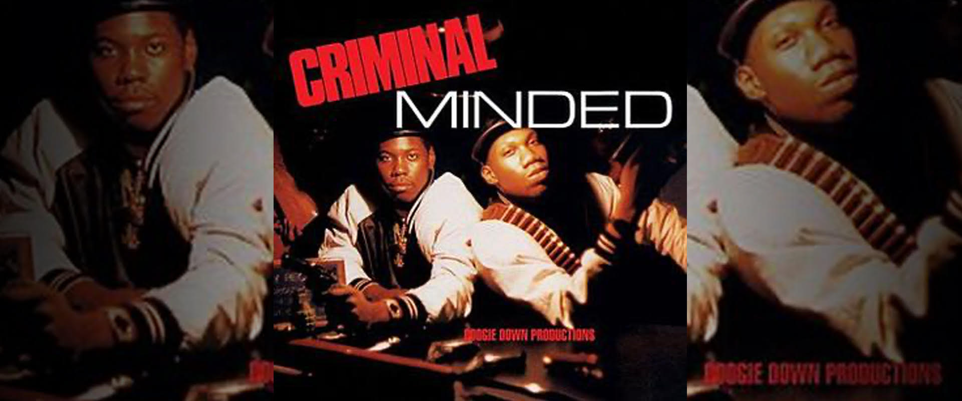 The album cover for Criminal Minded with KRS One and Scott La Rock