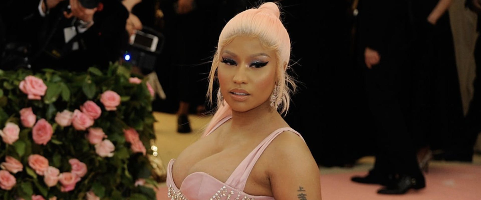 Nicki Minaj attends The 2019 Met Gala Celebrating Camp: Notes On Fashion - Arrivalsat The Metropolitan Museum of Art on May 6, 2019 in New York City.