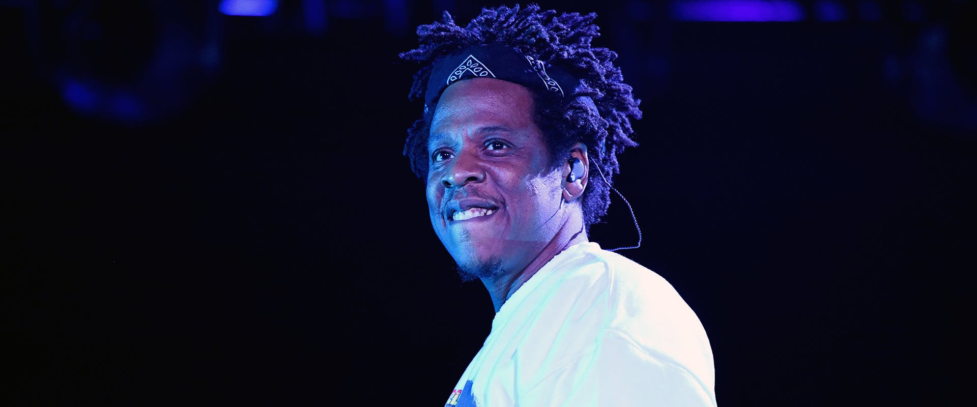 Jay-Z performs onstage at SOMETHING IN THE WATER - Day 2 on April 27, 2019 in Virginia Beach City. (Photo by Craig Barritt/Getty Images for Something in the Water)