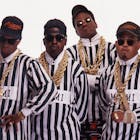 DJ Mr. Mixx (David Hobbs), Fresh Kid Ice (Chris Wong Won), Brother Marquis (Mark Ross), Luke Skyywalker (Luther Campbell) of the rap group "2 Live Crew" pose for a portrait session on January 30, 1989. 