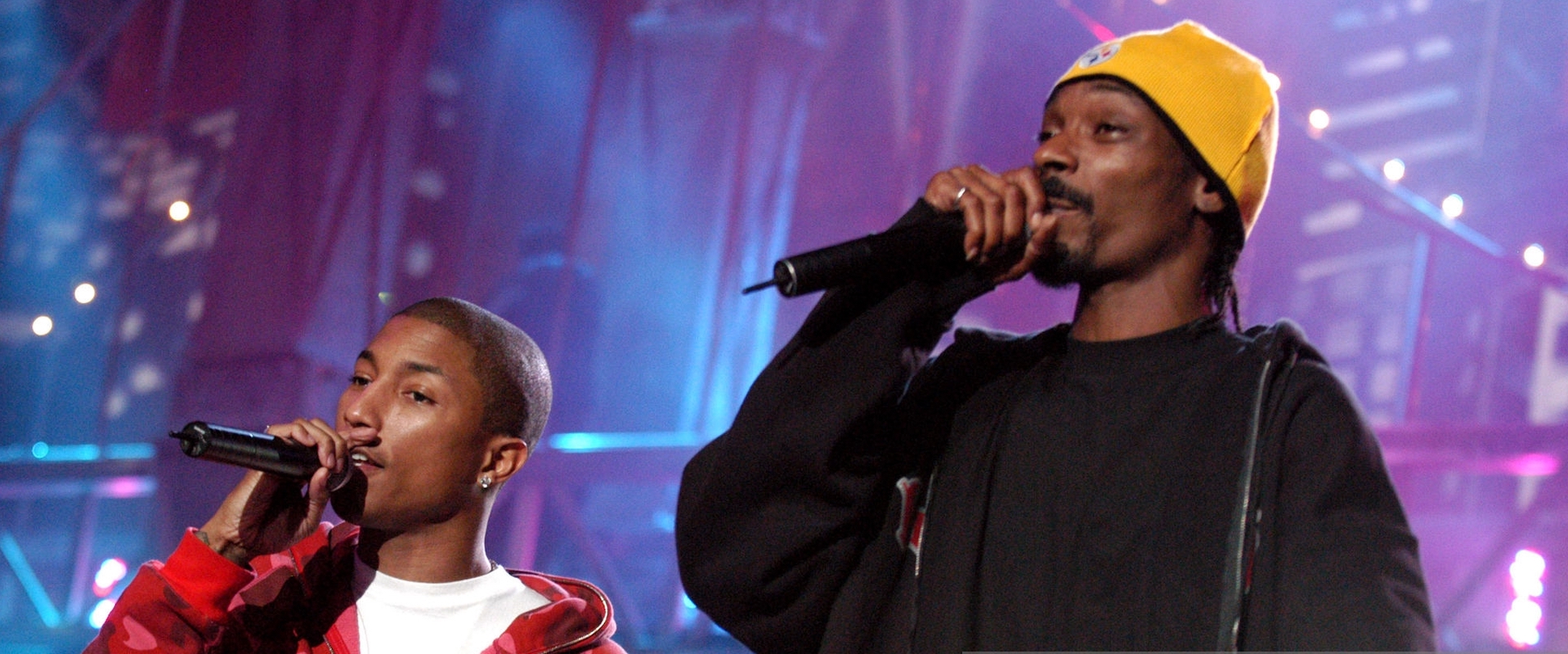 Pharrell Williams and Snoop Dogg during Spike TV's 2nd Annual "Video Game Awards 2004" 