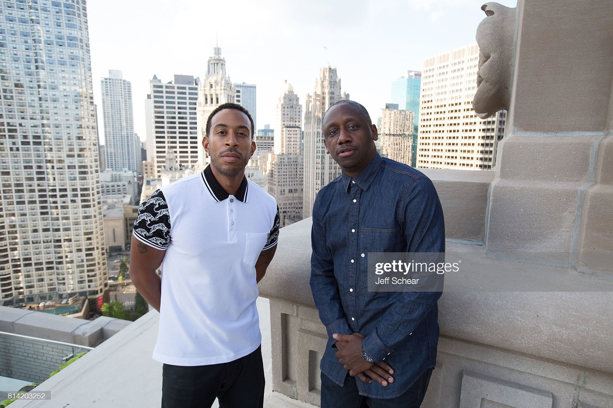 Ludacris and Chaka Zulu attend Michigan Avenue Magazine Celebrates Its Summer Issue with Ludacris at LondonHouse on July 13, 2017 in Chicago, Illinois. (Photo by Jeff Schear/Getty Images for Michigan Avenue Magazine)