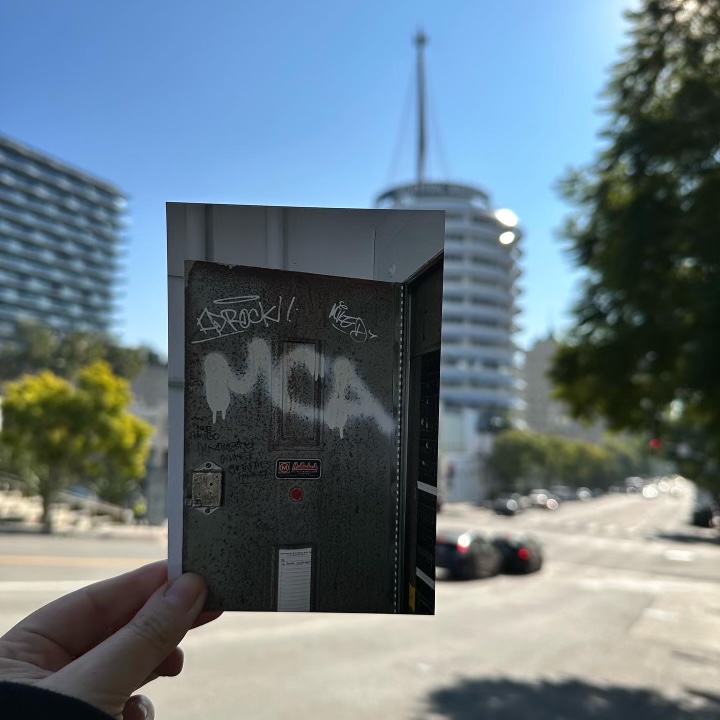 MCA Tag - Capitol Records Tower - 1750 Vine St Hollywood, Ca (Photo: Pete Smith)