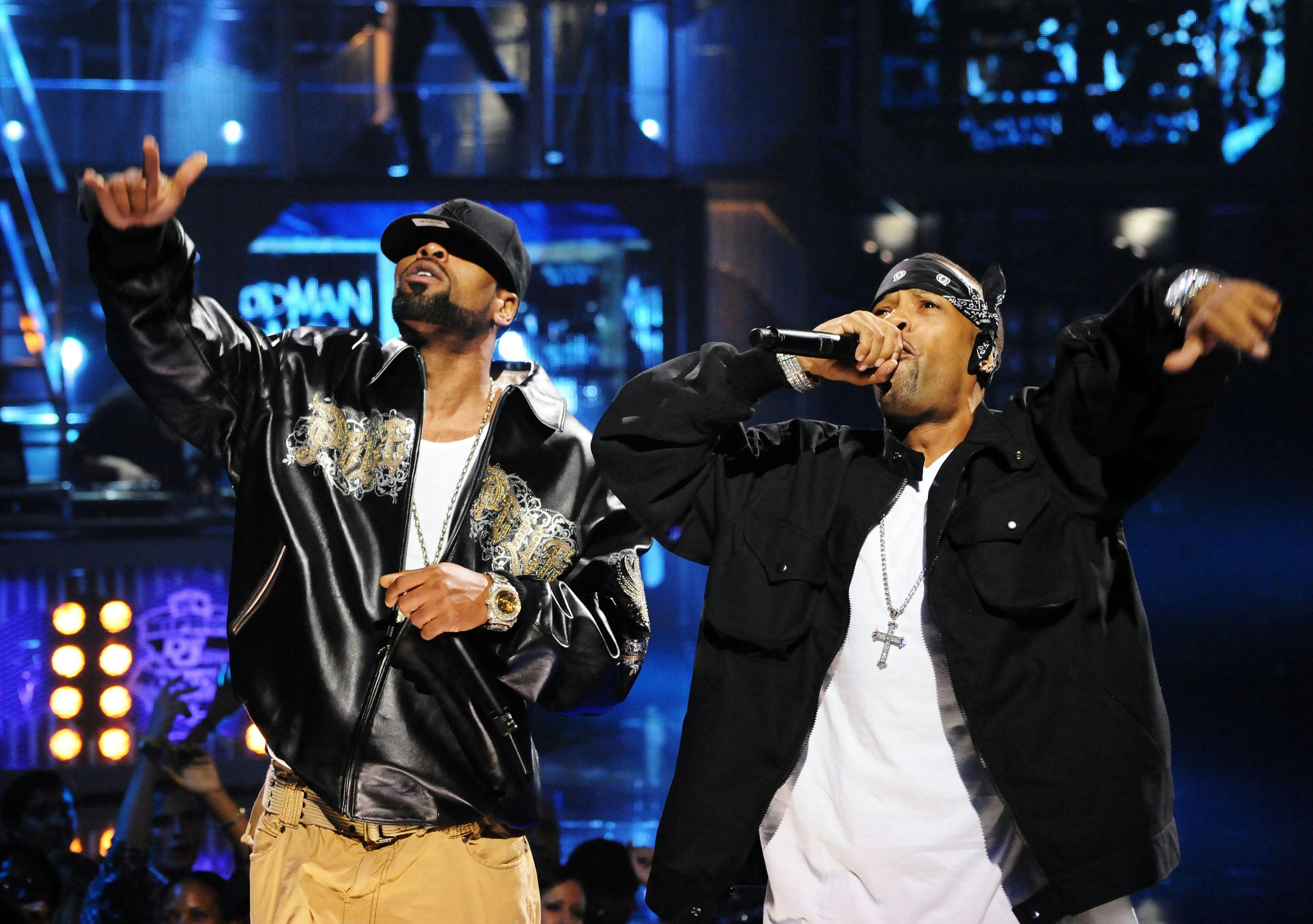 Rappers Method Man (L) and Redman onstage at the 2009 VH1 Hip Hop Honors at the Brooklyn Academy of Music on September 23, 2009 in the Brooklyn borough of New York City