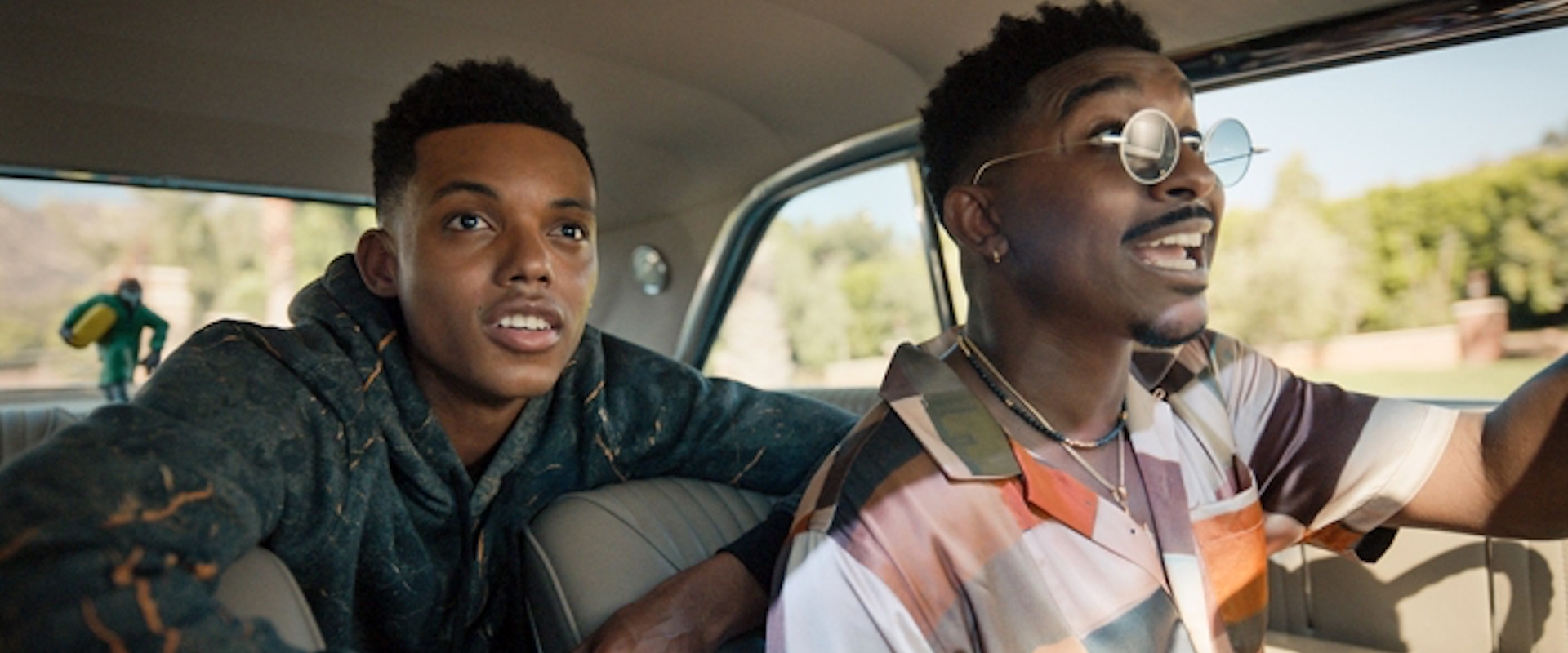 BEL-AIR stars (L-R) Jabari Banks and Jordan L. Jones 