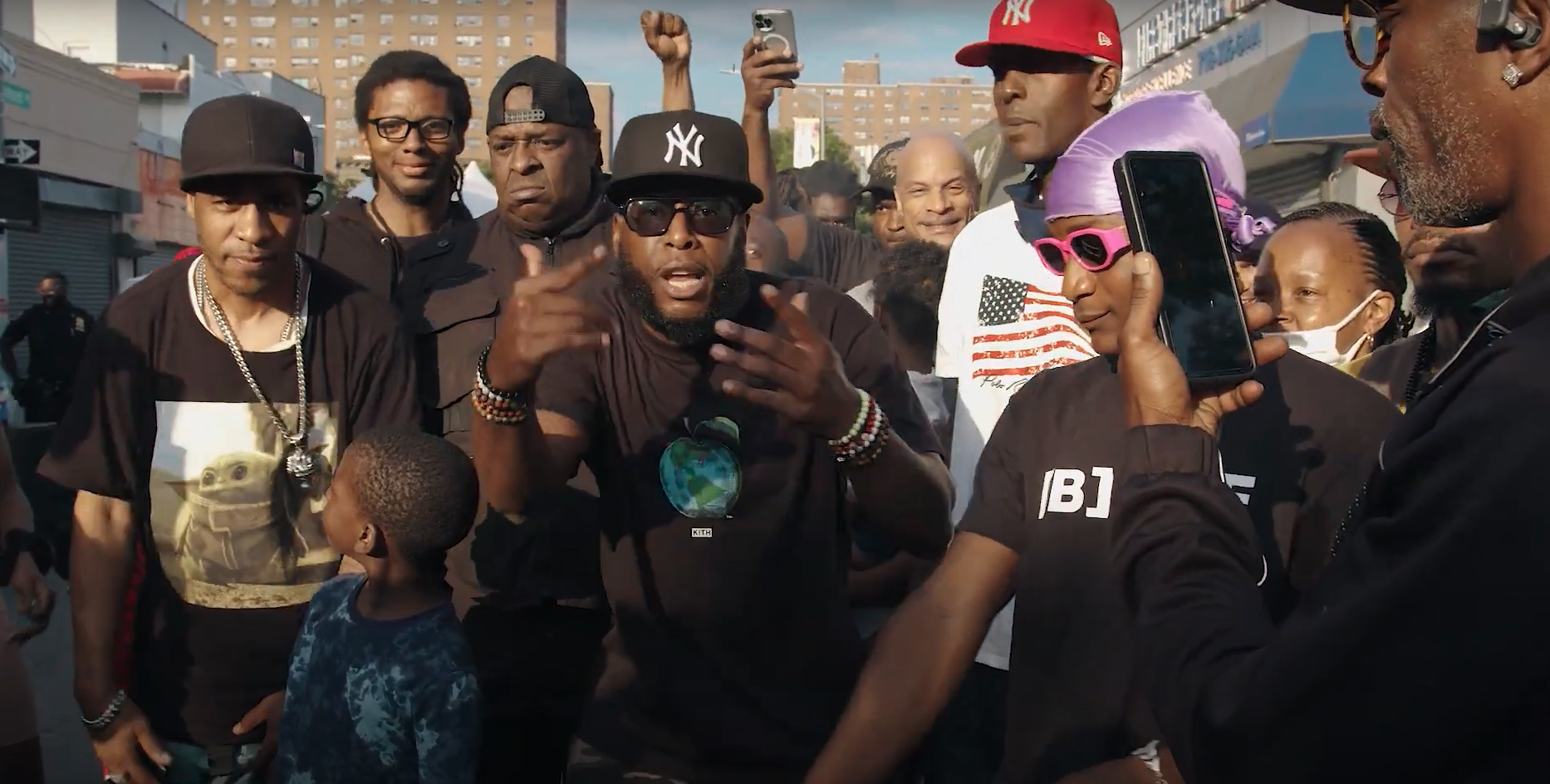 Talib Kweli in the music video "Longevity"