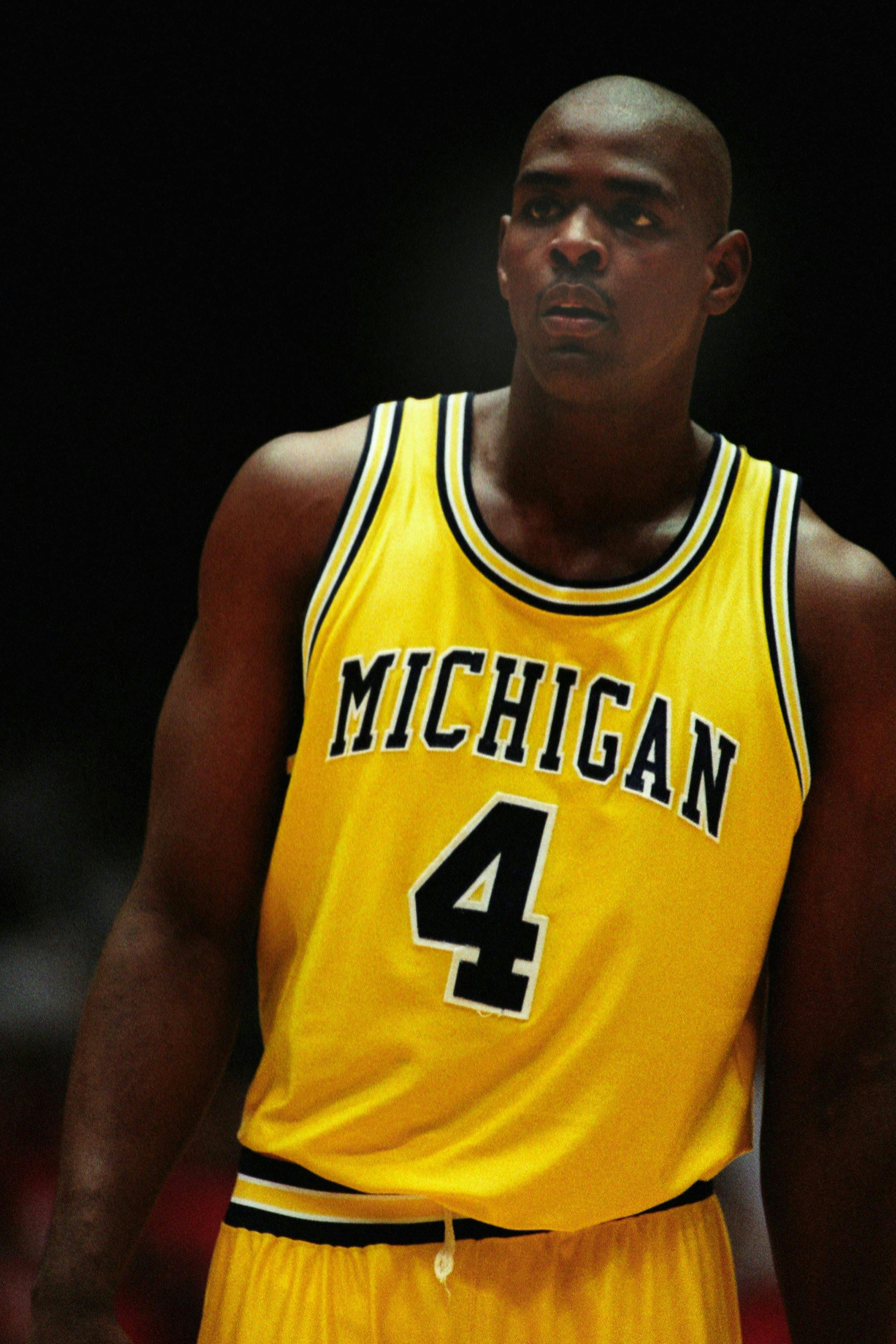 Chris Webber #4 of the Michigan Wolverines