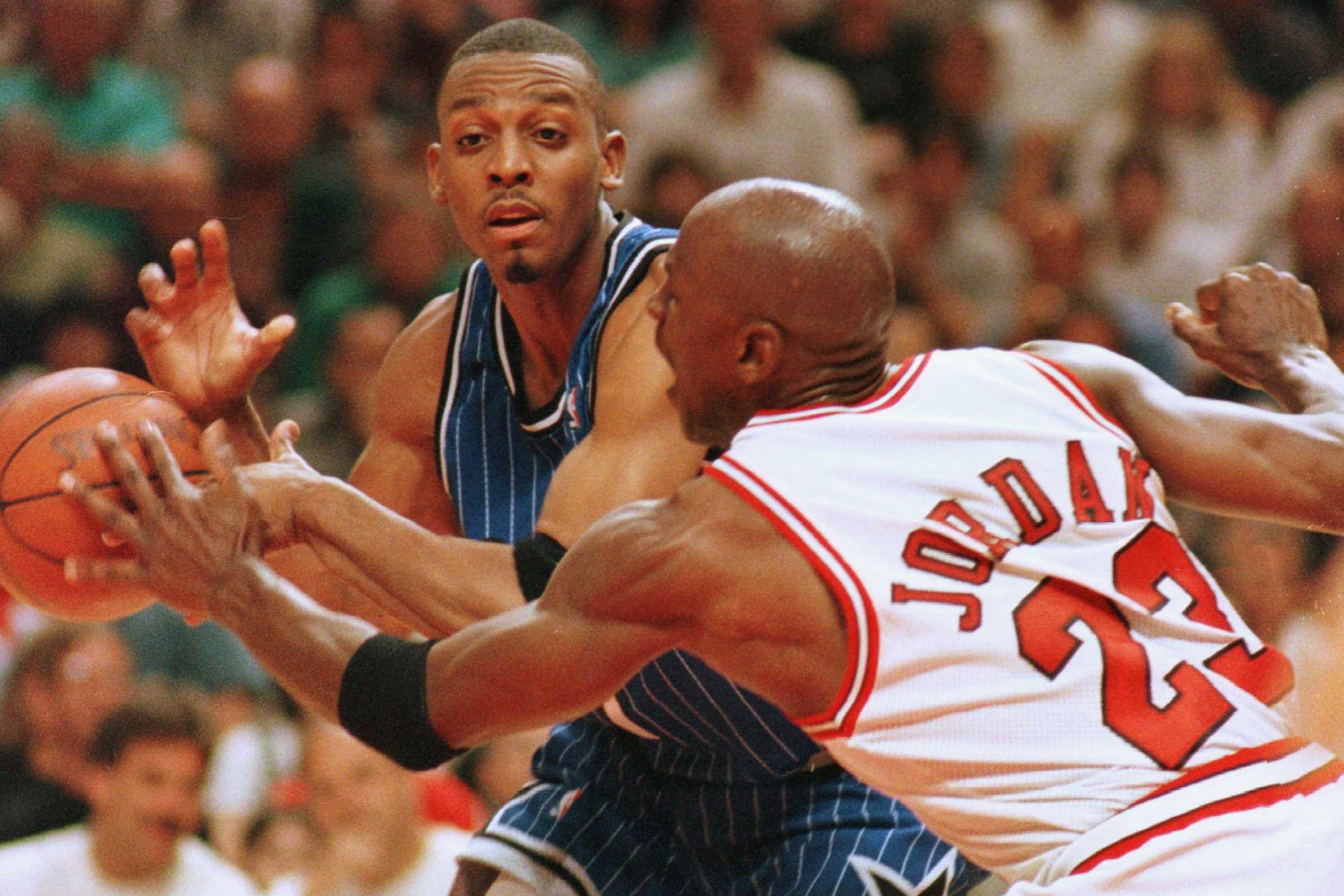 >Michael Jordan and Anfernee ‘’Penny’’ Hardaway />
<p class=