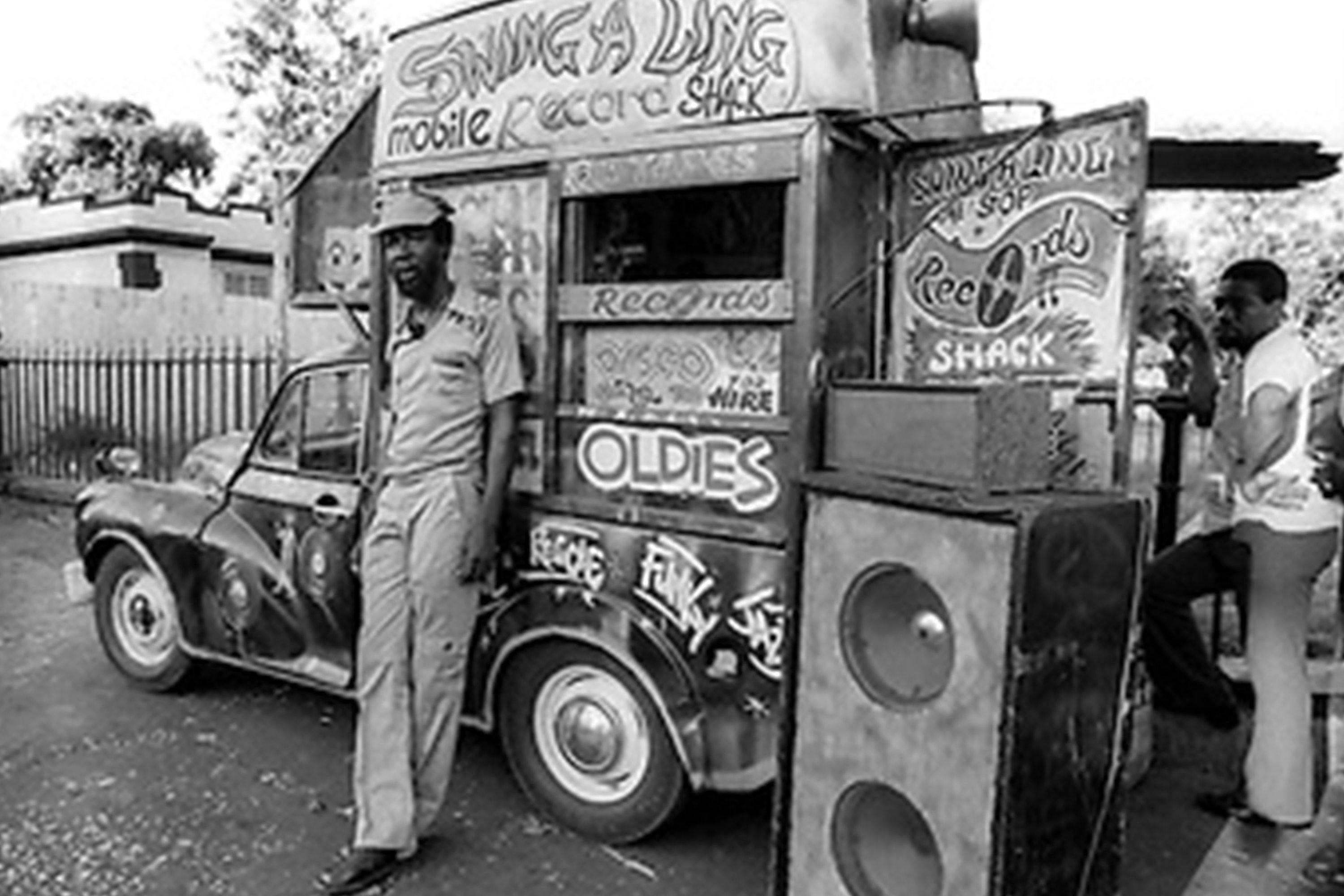 Charlie Ace's mobile soundsystem.