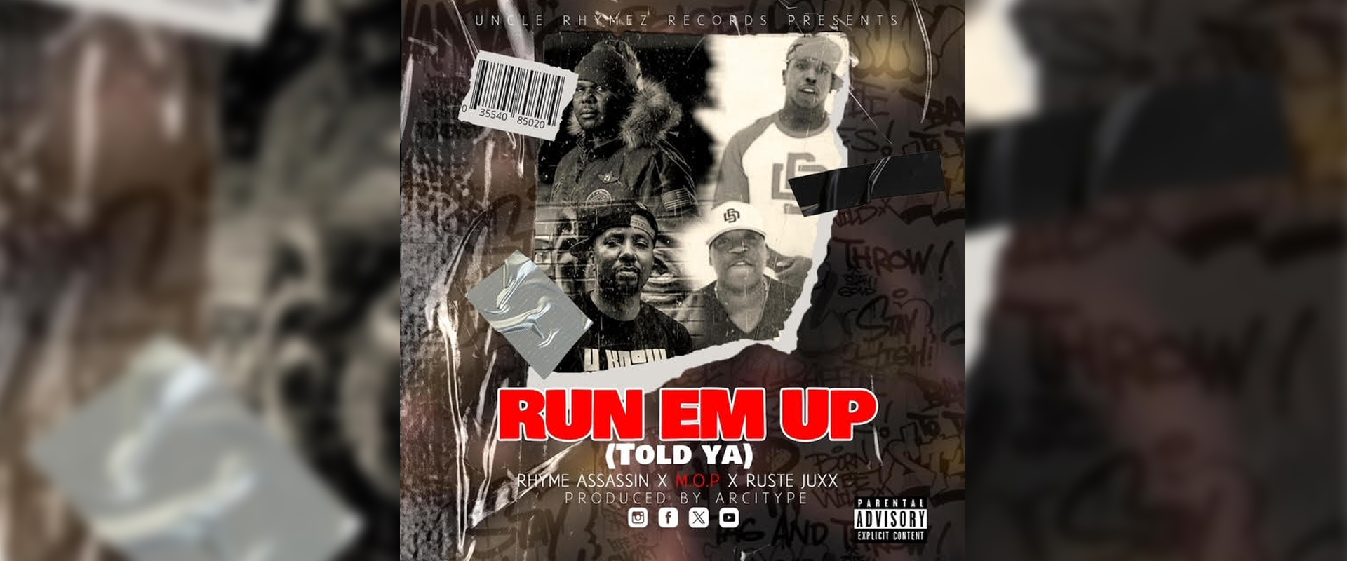 M.O.P. & Ruste Juxx Join Rhyme Assassin for His New Single, 'Run 