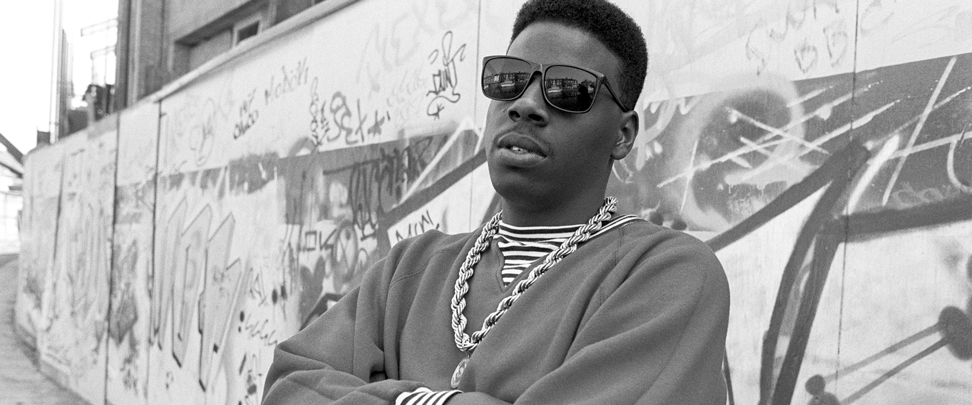 Schoolly D poses in London