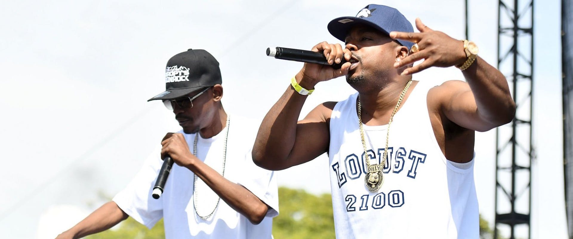 Rappers Kurupt and Daz Dillinger of Tha Dogg Pound perform onstage during the Summertime in the LBC music festival on July 7, 2018 in Long Beach, California. 