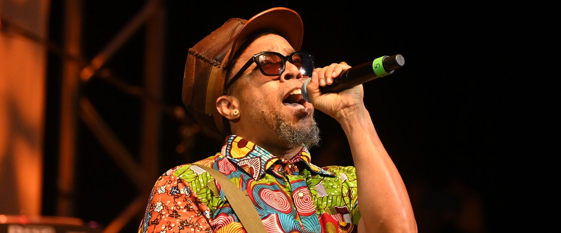 Speech of Arrested Development performs in concert during 2021 Old School Hip Hop Fest at Mable House Barnes Amphitheatre on July 31, 2021 in Mableton, Georgia. 