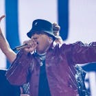 LOS ANGELES, CALIFORNIA - FEBRUARY 05: (FOR EDITORIAL USE ONLY) (L-R) Melle Mel, LL Cool J and GloRilla performs during the 65th GRAMMY Awards at Crypto.com Arena on February 05, 2023 in Los Angeles, California. 
