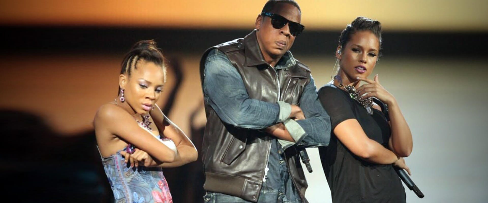 Alicia Keys, Jay-Z, and Lil Mama at 2009 VMAs