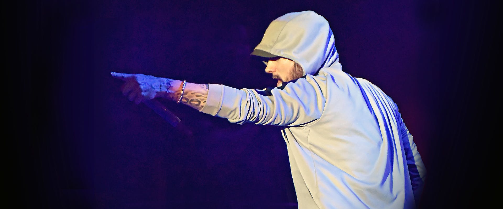 Eminem performing
