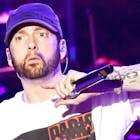 Eminem performs during the 2018 Bonnaroo Music & Arts Festival on June 9, 2018 in Manchester, Tennessee. 