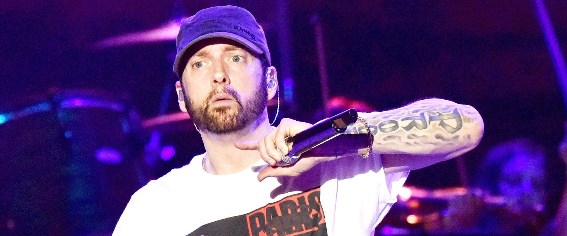 Eminem performs during the 2018 Bonnaroo Music & Arts Festival on June 9, 2018 in Manchester, Tennessee. 
