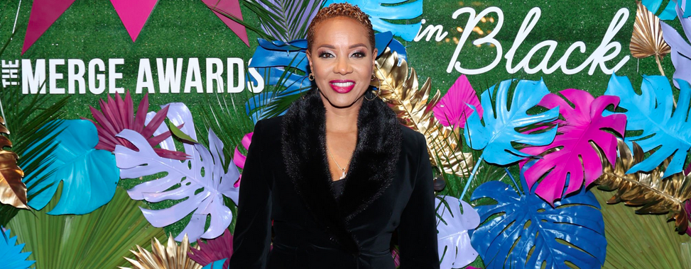 BEVERLY HILLS, CALIFORNIA - NOVEMBER 05: MC Lyte attends The 2022 Merge Awards at Beverly Wilshire, A Four Seasons Hotel on November 05, 2022 in Beverly Hills, California. 